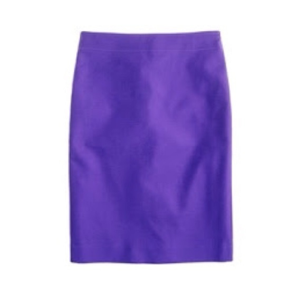 NWOT J. Crew Purple Pencil Skirt Size 20 - Picture 2 of 6